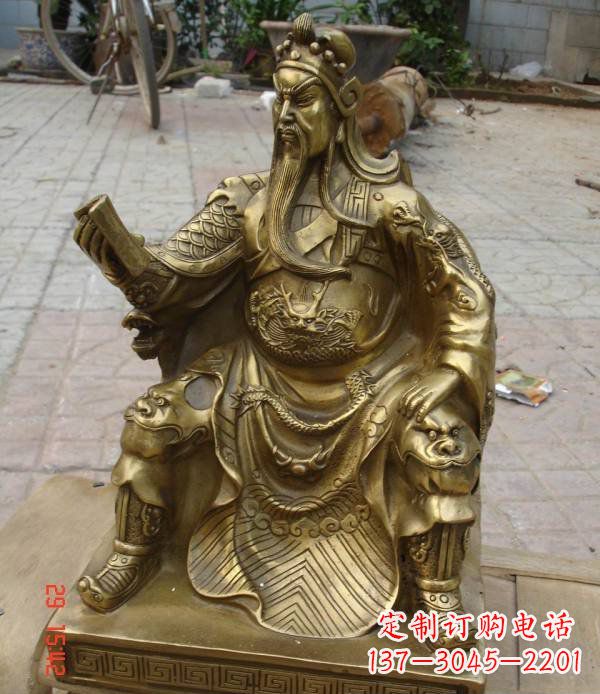 达州专业定制关公铜雕