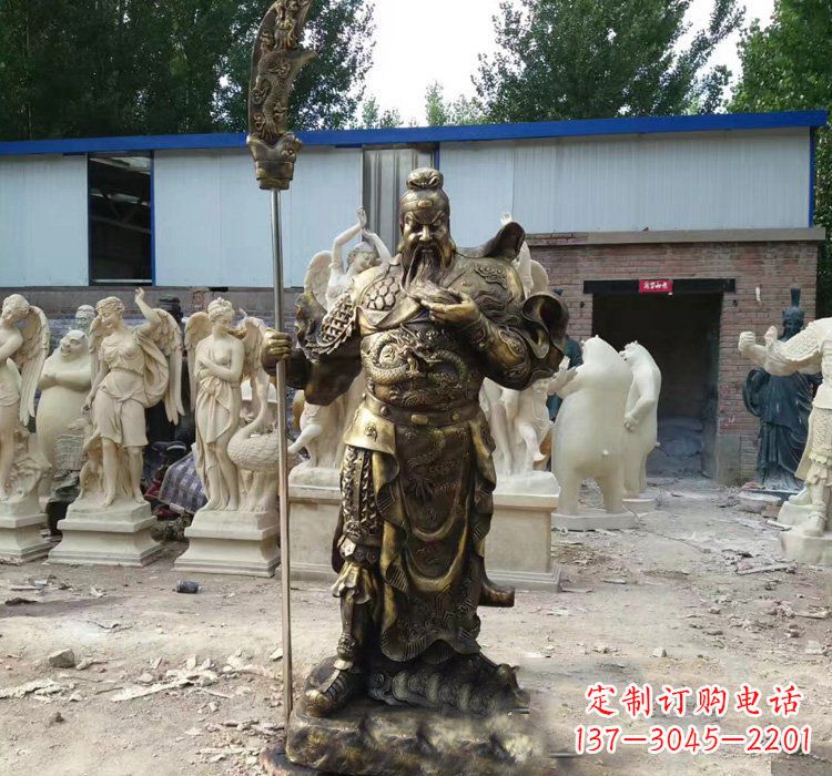 达州精致古典,尊贵典雅--关公铜雕定制