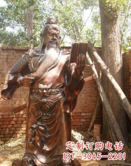 达州全新关公铜雕，让你的收藏更个性！