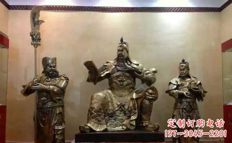 达州关圣大帝关公铜雕
