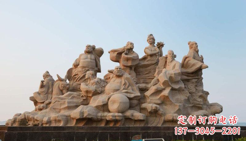 达州专业定制八仙过海雕塑