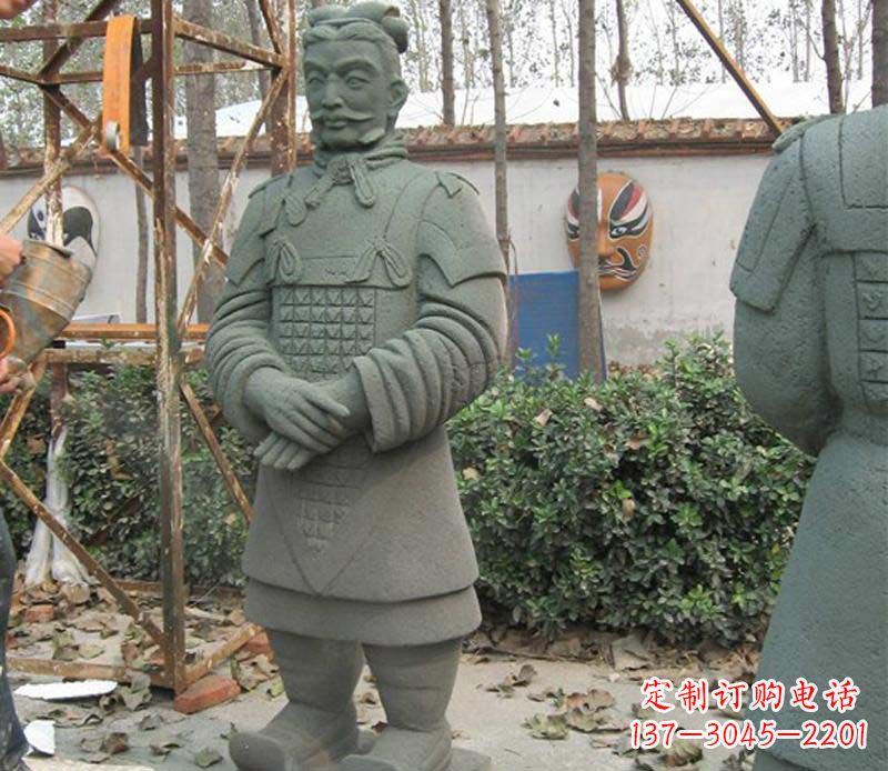 达州蓝鼎中领雕塑|广场兵马俑石雕