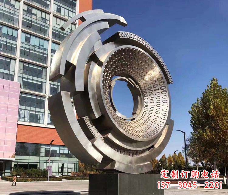 达州不锈钢工业齿轮雕塑