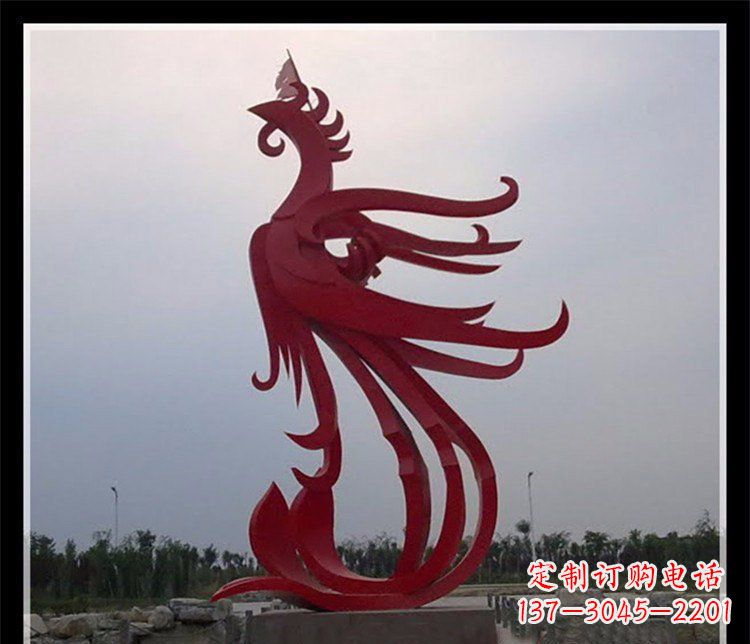 达州精美不锈钢凤凰雕塑