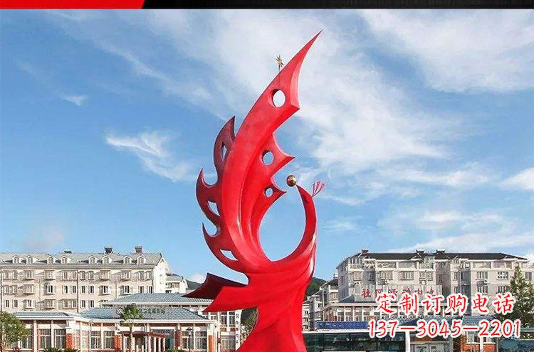 达州高雅大气的不锈钢凤凰雕塑