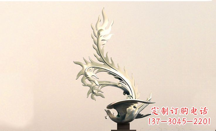 达州精致的不锈钢凤凰雕塑