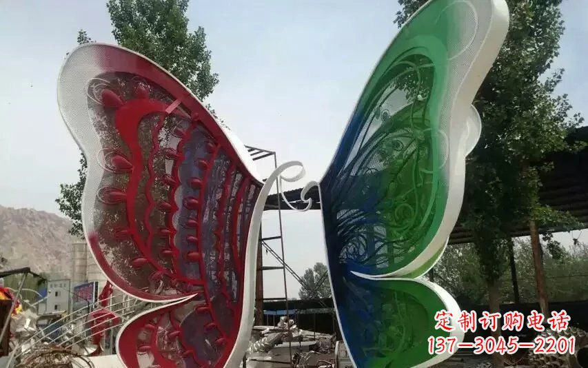 达州精美不锈钢蝴蝶雕塑