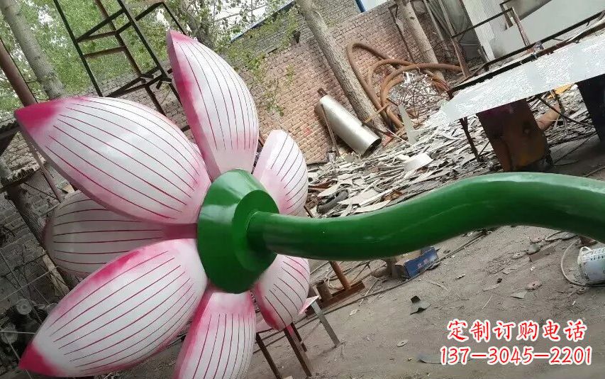 达州中领雕塑-精致无比的不锈钢莲花雕塑