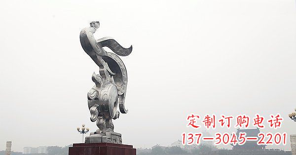 达州炫丽凤凰,景观雕塑精美绝伦