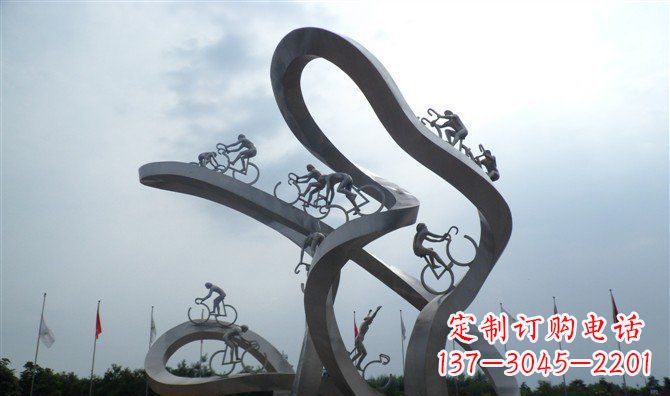 达州让你个性十足的自行车雕塑