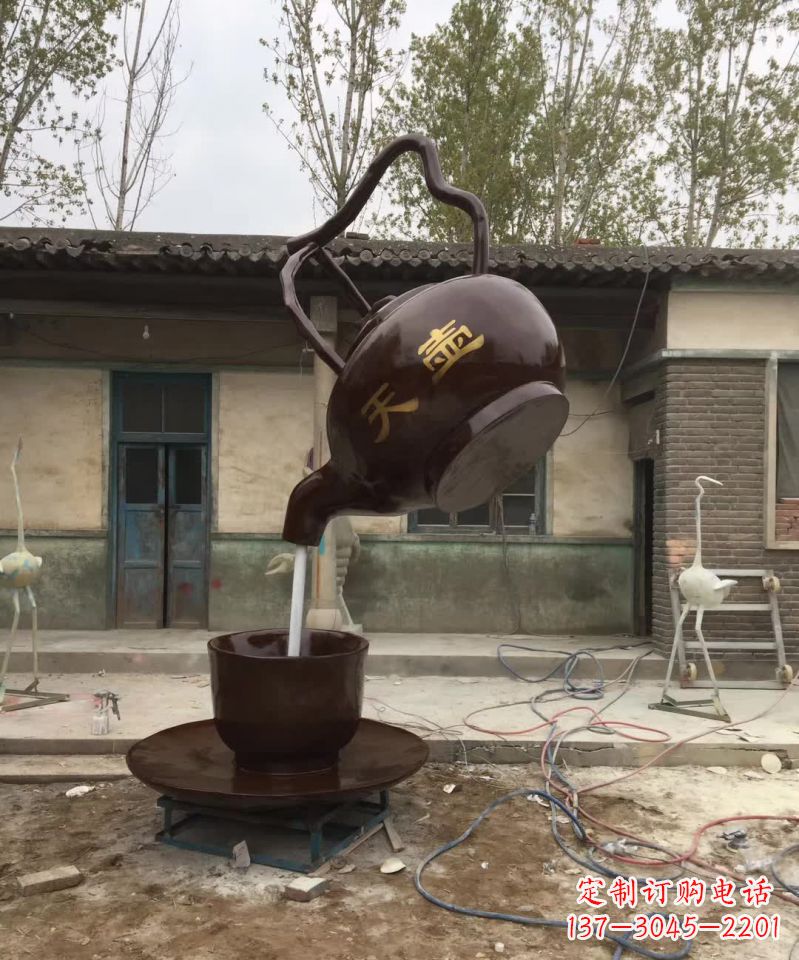 达州茶壶精美铜雕,为您打造经典景观雕塑