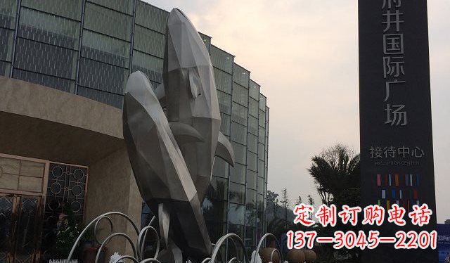 达州品质超凡的不锈钢海豚雕塑