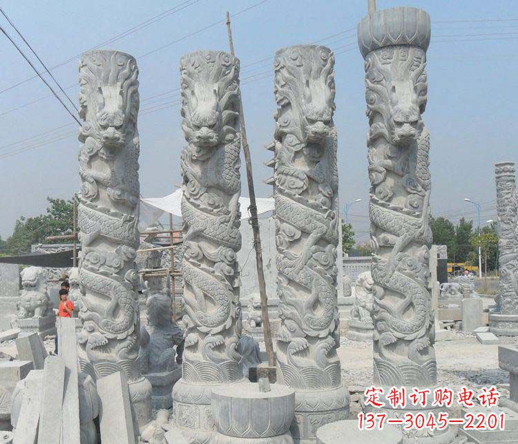 达州中领雕塑龙柱雕塑,历久弥新
