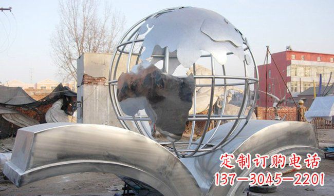 达州艺术地球,传承贵族气派的不锈钢雕塑