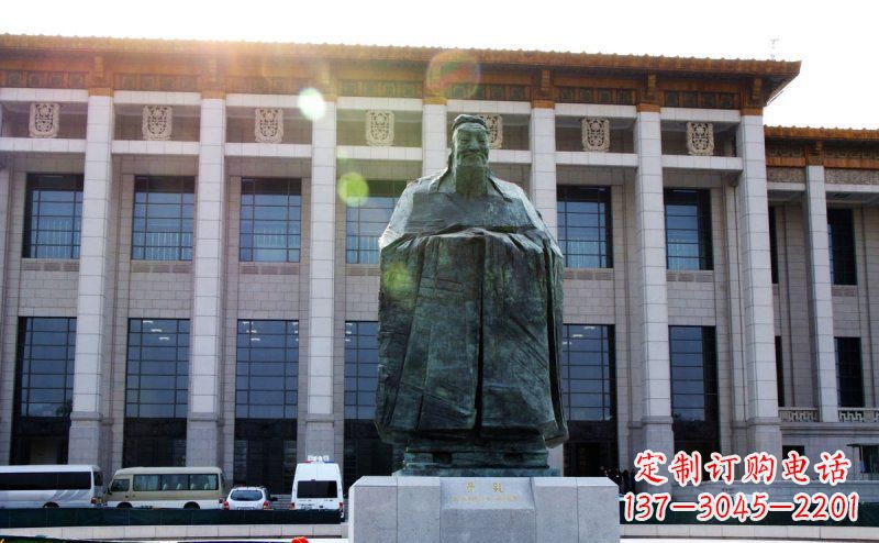 达州传承中国传统文化的孔子雕塑