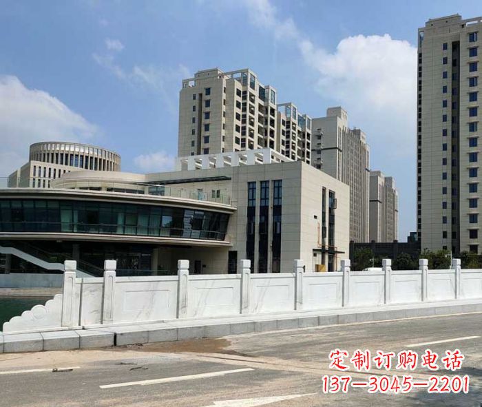 达州广场景观大理石栏板雕塑