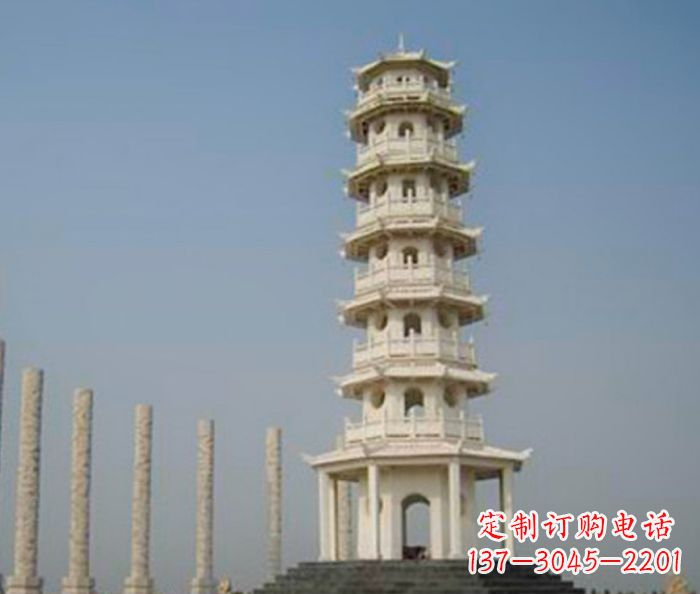 达州多层宝塔石雕:极致精美的雕塑艺术