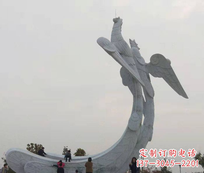 达州中领雕塑:凤凰石雕,精美瑰丽的艺术品