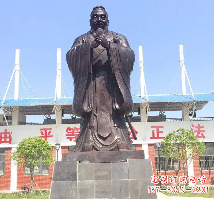 达州具有传统文化气息的孔子雕塑