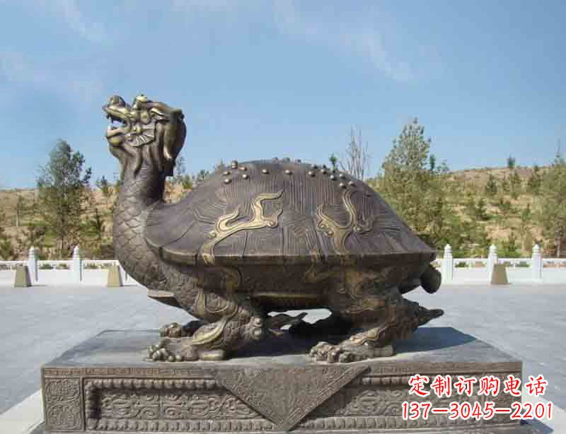 达州我们中领雕塑特制的精美广场青铜龙雕塑