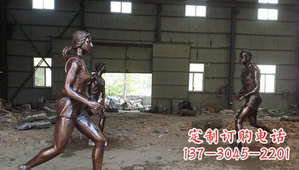 达州专为你而立!雕刻优雅女生铜雕
