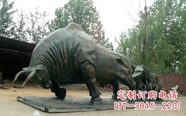 达州新中国拓荒牛铜雕,传承中国传统文化