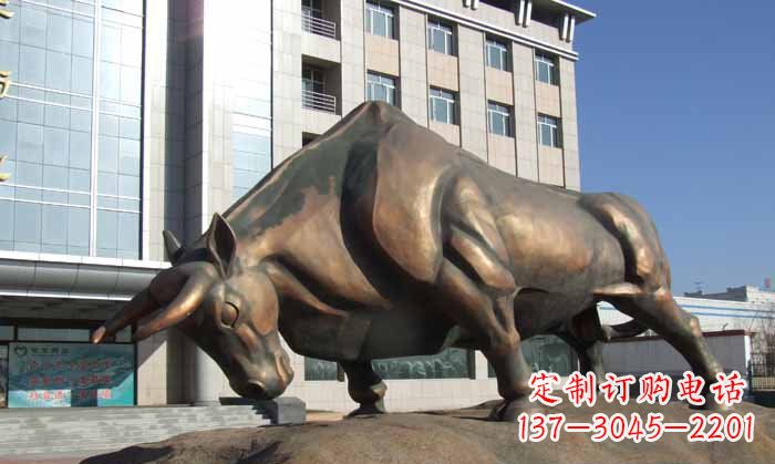 达州拓荒牛铜雕塑——将历史传承到现代