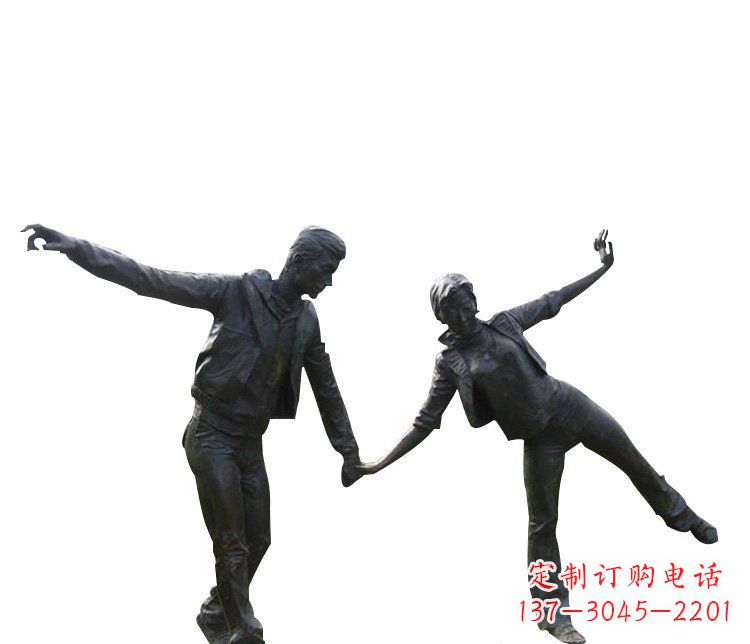 达州铜恋人雕塑,完美呈现浪漫爱情