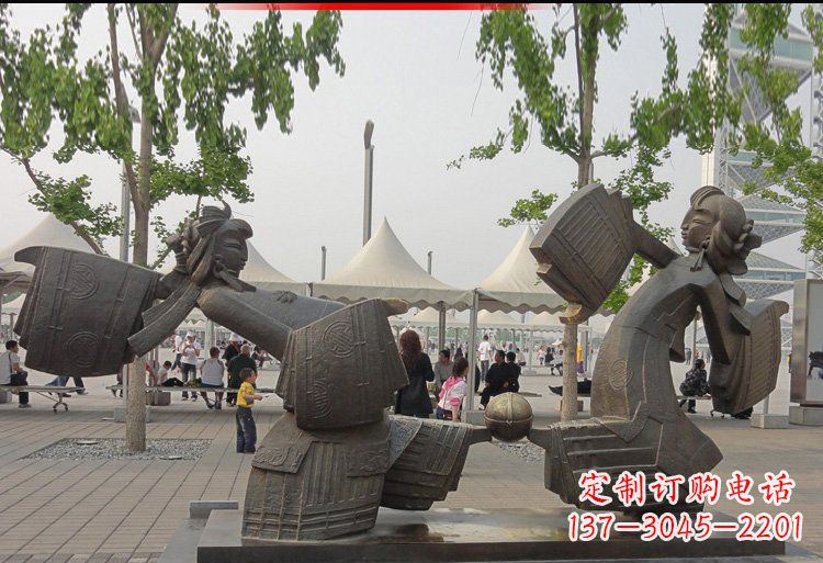 达州广场铜雕跳舞美女人物雕塑