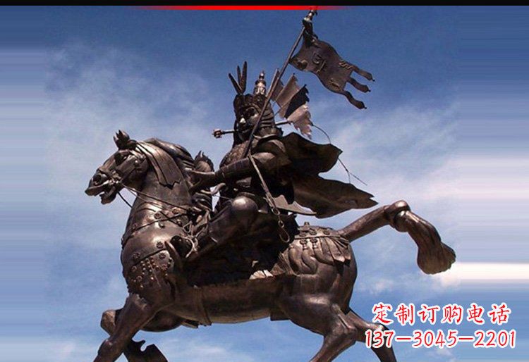 达州风靡全国的将军人物铜雕塑