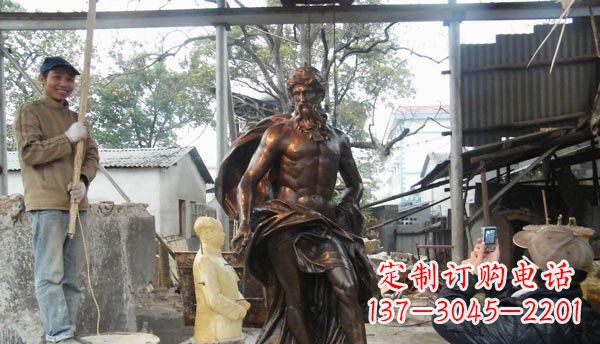 达州优雅而强大的男人雕塑