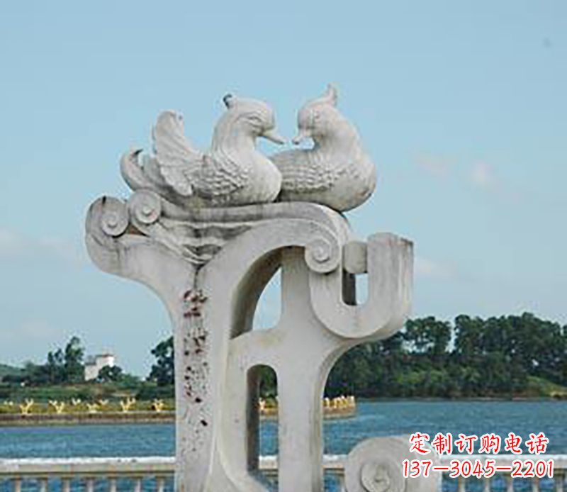 达州海边石雕鸳鸯景观是由中领雕塑提供的一种非…