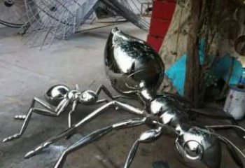 达州中领雕塑|不锈钢蚂蚁雕塑