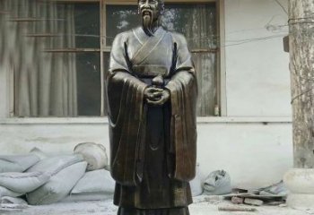 达州扁鹊人物铜雕塑，高雅栩栩如生