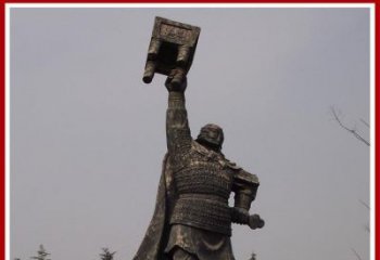 达州铜雕威武将军雕塑，雕刻极致端庄风采