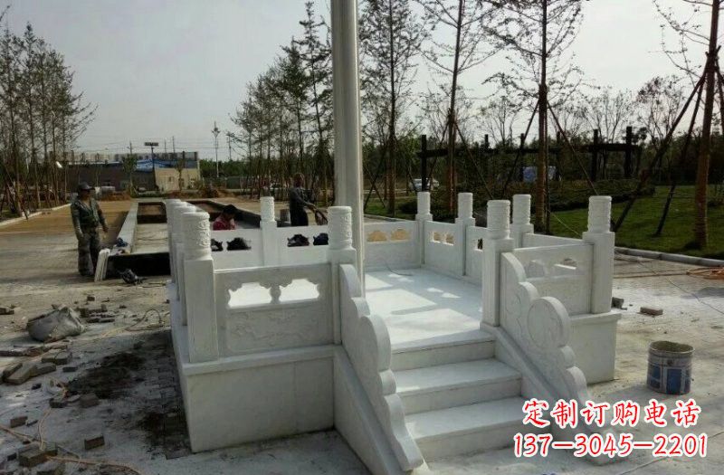 达州高端汉白玉国旗台石雕,让您的祖国熠熠生辉