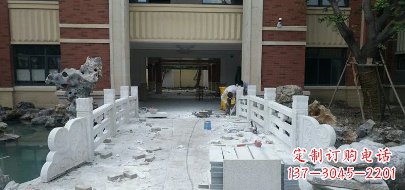 达州汉白玉栏板安装雕塑