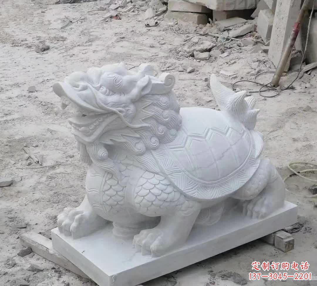 达州汉白玉精美动物雕塑
