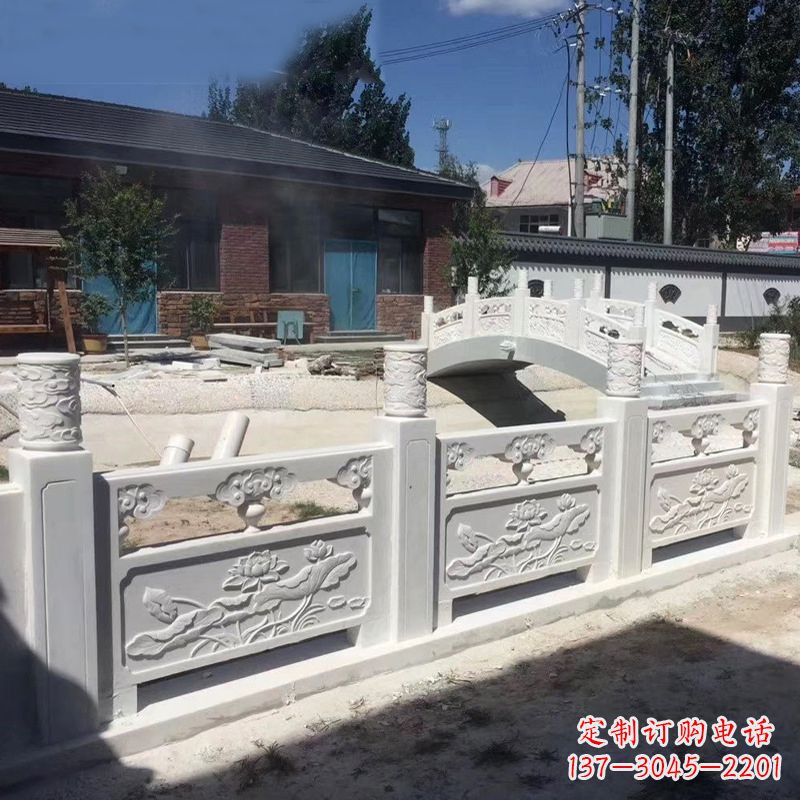 达州汉白玉路桥石栏板