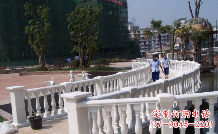 达州汉白玉欧式栏杆雕塑