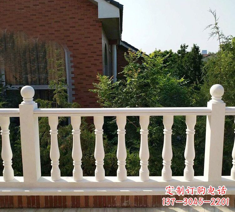 达州汉白玉欧式栏杆石雕