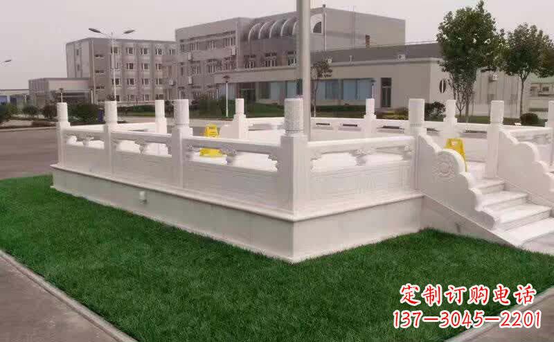 达州完美艺术——汉白玉升旗台雕塑