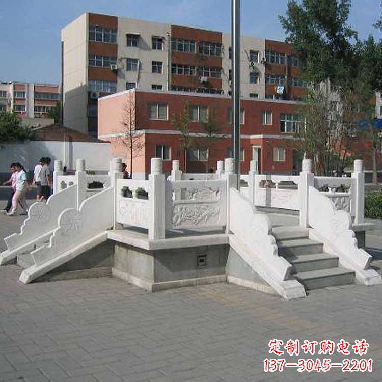 达州汉白玉学校升旗台