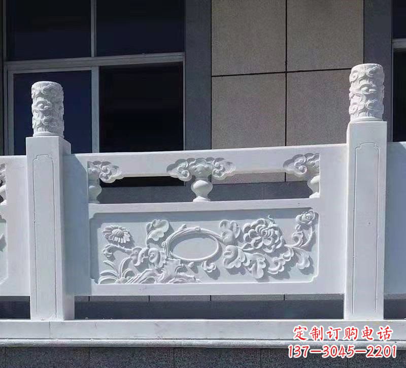 达州汉白玉走廊栏板雕塑