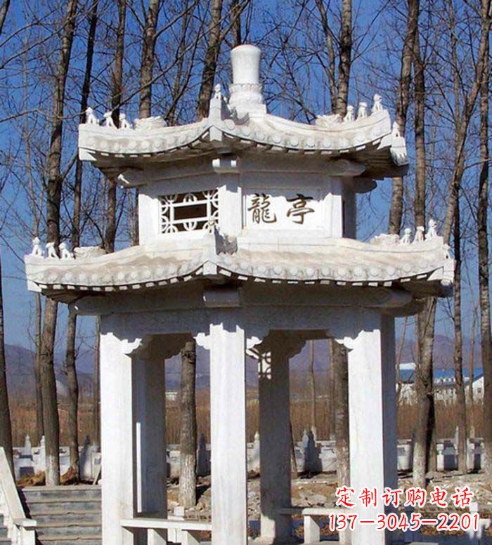 达州合肥双层石雕凉亭,助您畅享凉爽景致