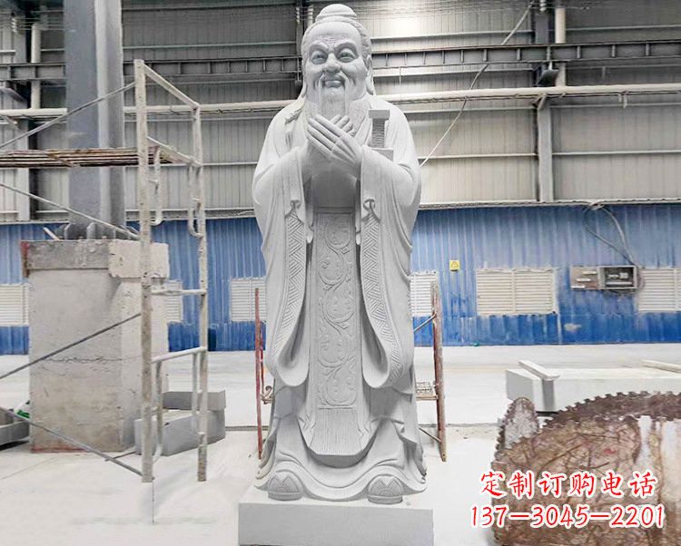 达州合浦一中孔子雕像,传承文明智慧