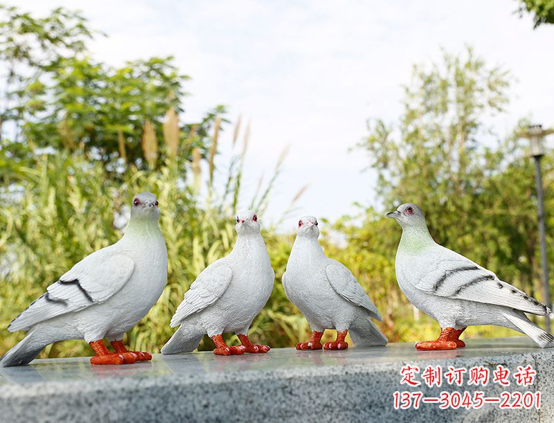 达州中领雕塑-象征和平的标志之鸽