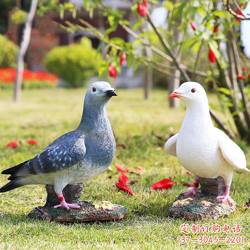 达州和平鸽的雕塑