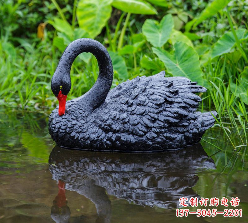达州优美雕塑,精致天鹅雕塑