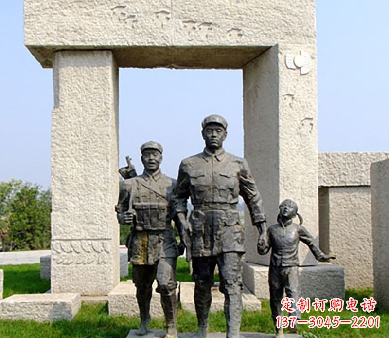 达州红军公园雕塑,精致而独特